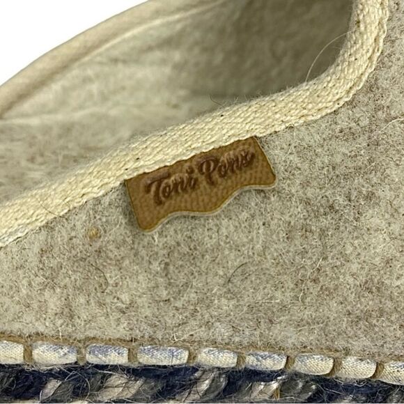 Toni Pons Women's Slippers Wool Textile Slip On Mule Size EU 38 US 7.5 - Picture 6 of 7